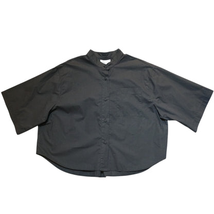 Chromatic Band Collar Blouse