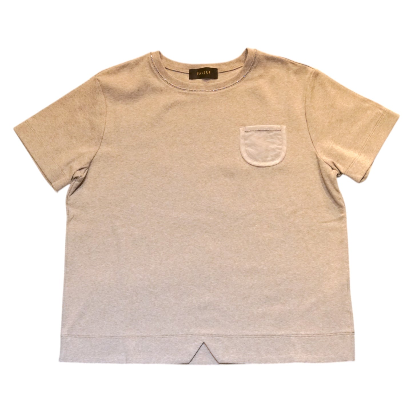 Luxe Rib Chain Tee