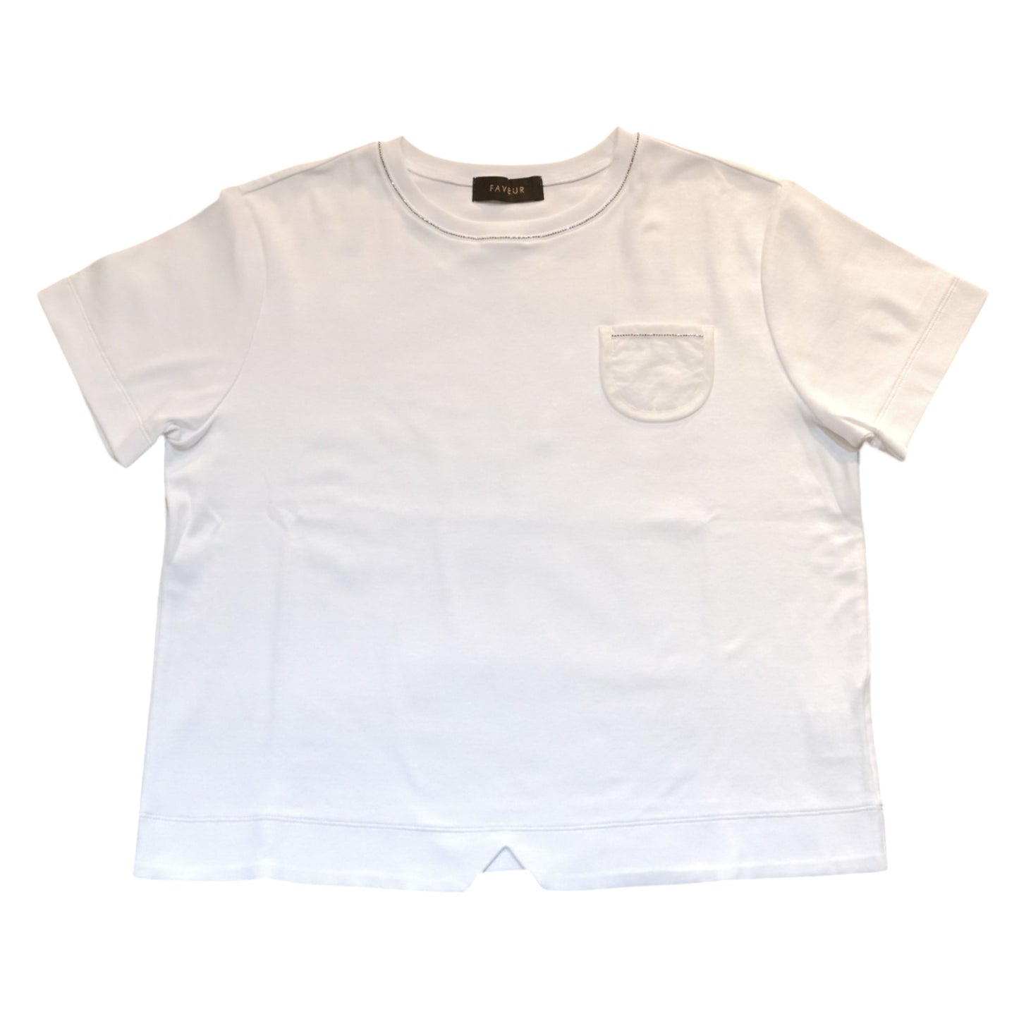 Luxe Rib Chain Tee