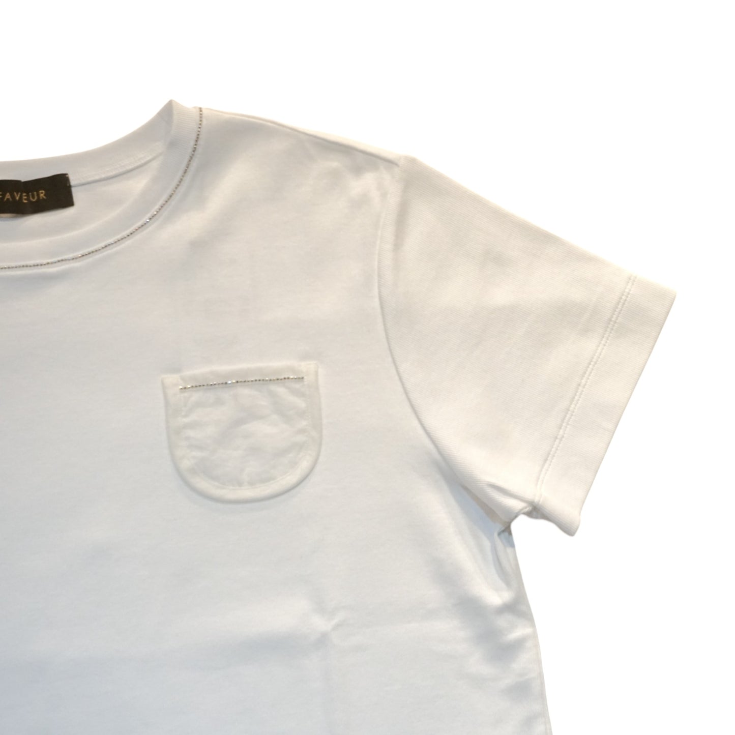Luxe Rib Chain Tee
