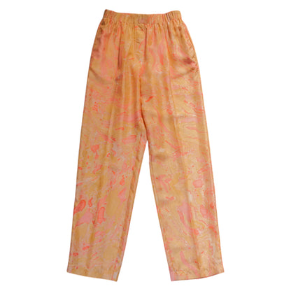 Blushing Canvas Silk Pants