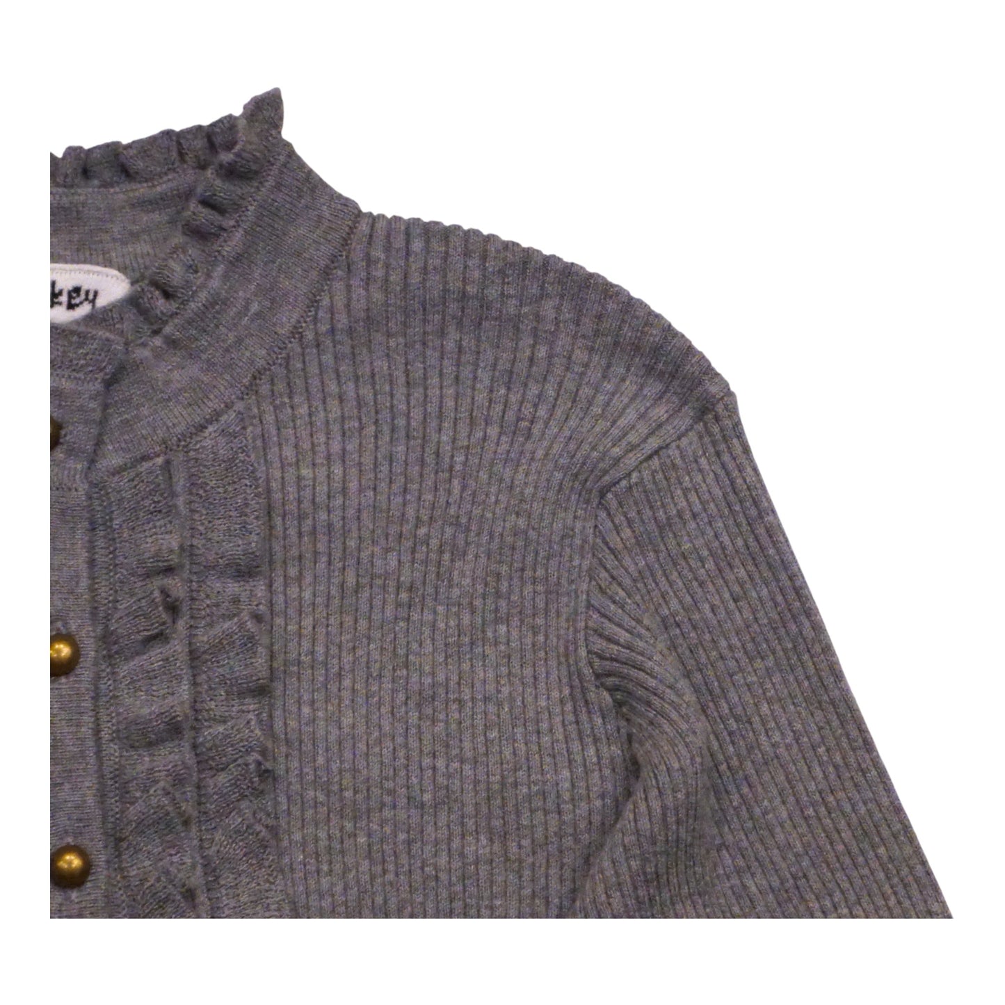 The Ruffled Cashmere-Blend Sweater