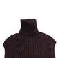 Turtleneck Rib Sweater