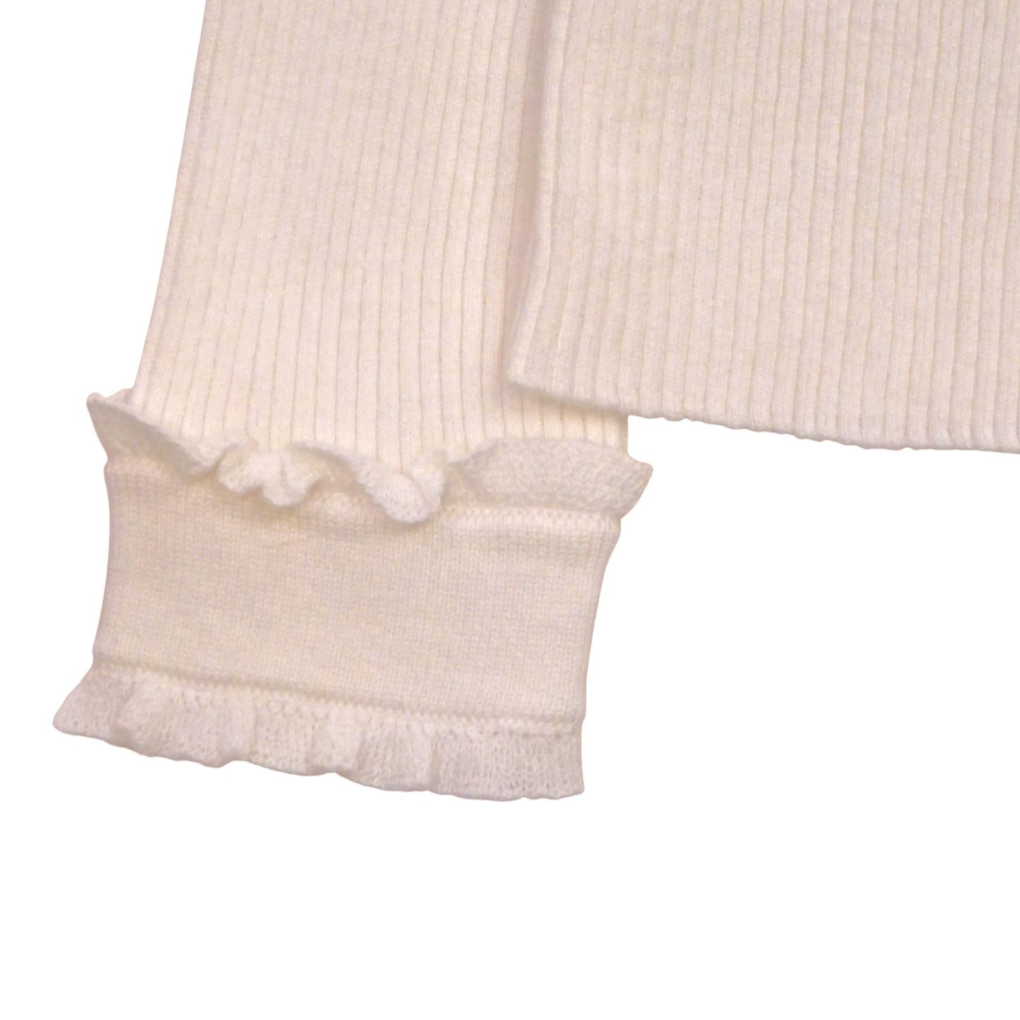 The Ruffled Cashmere-Blend Sweater