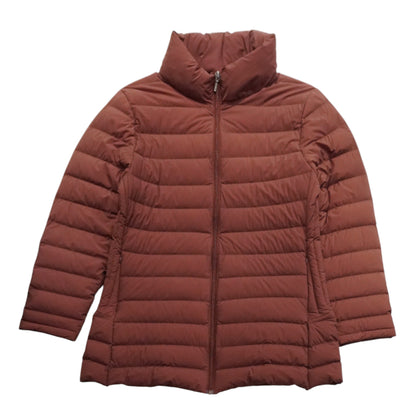 The Urban Hue: Light Down Burgundy Coat