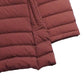 The Urban Hue: Light Down Burgundy Coat