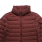 The Urban Hue: Light Down Burgundy Coat