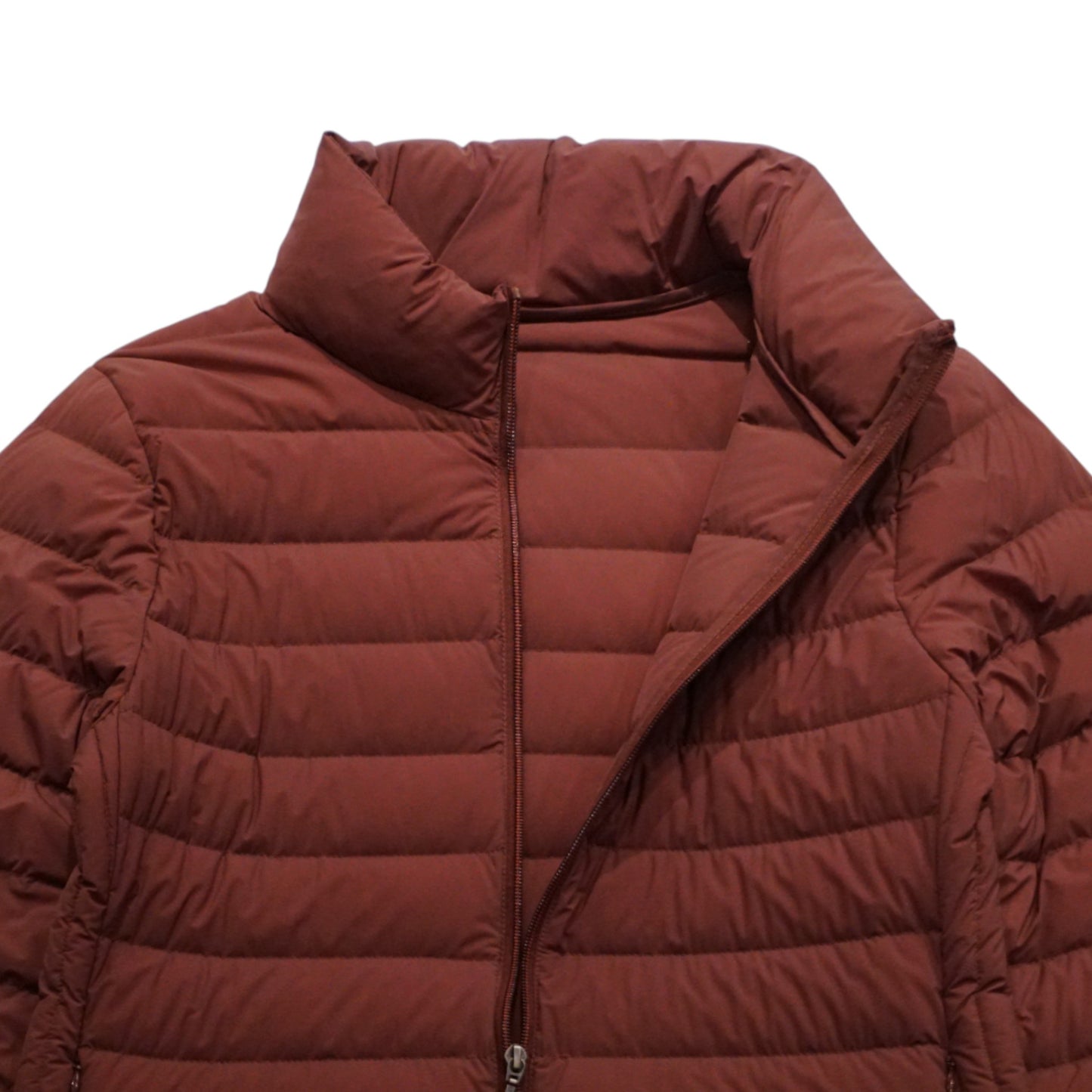 The Urban Hue: Light Down Burgundy Coat