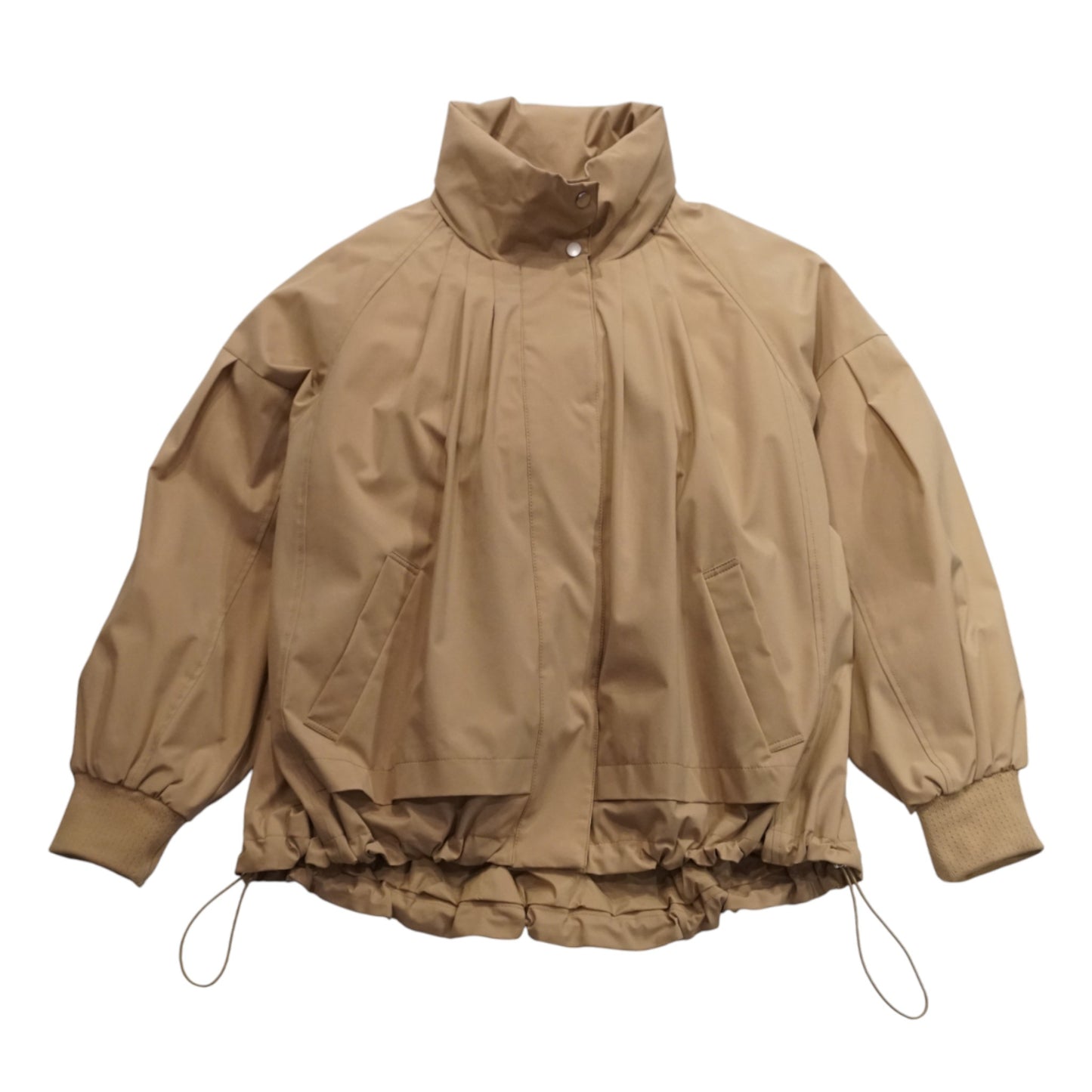 The Cocoon of Purity: VICTORIA DOWN High-Neck Coat