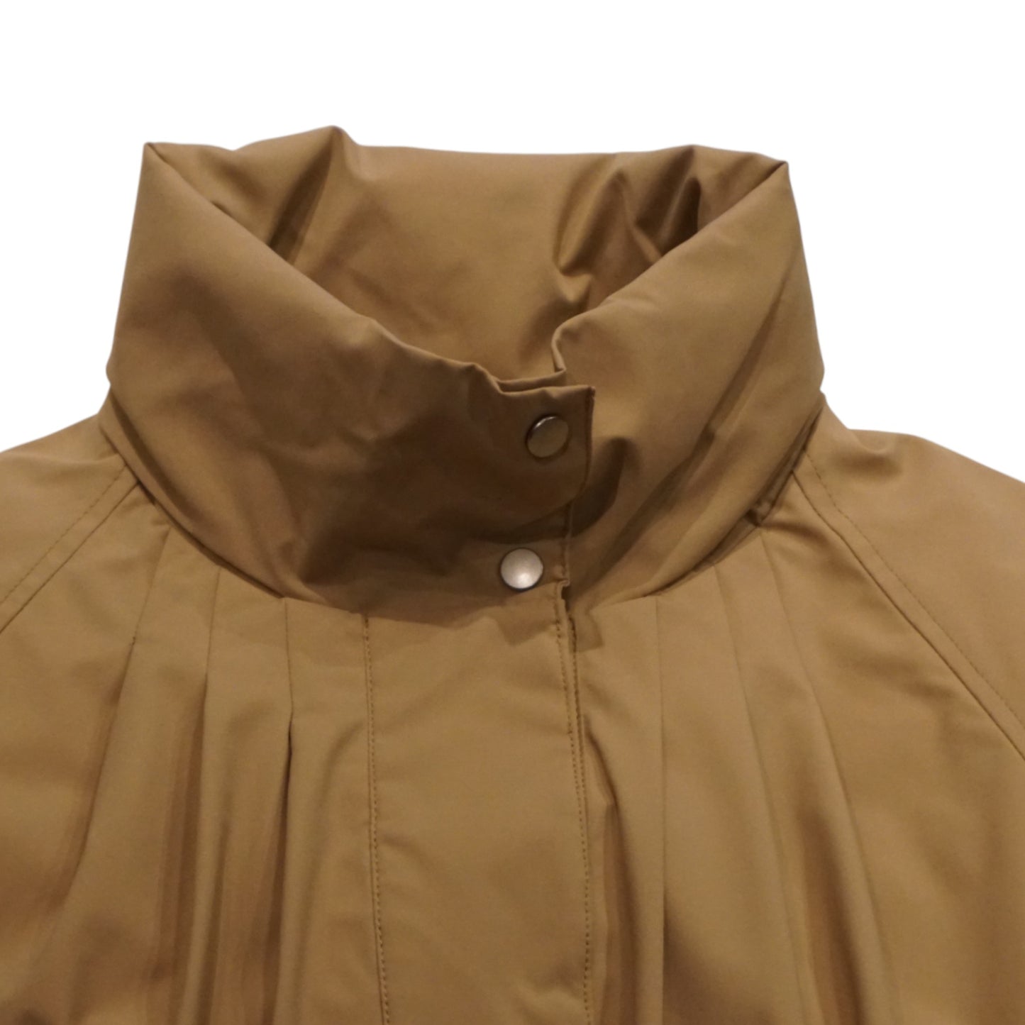 The Cocoon of Purity: VICTORIA DOWN High-Neck Coat