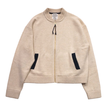 The Quiet Luxury: Cashmere 100% Bomber Jacket