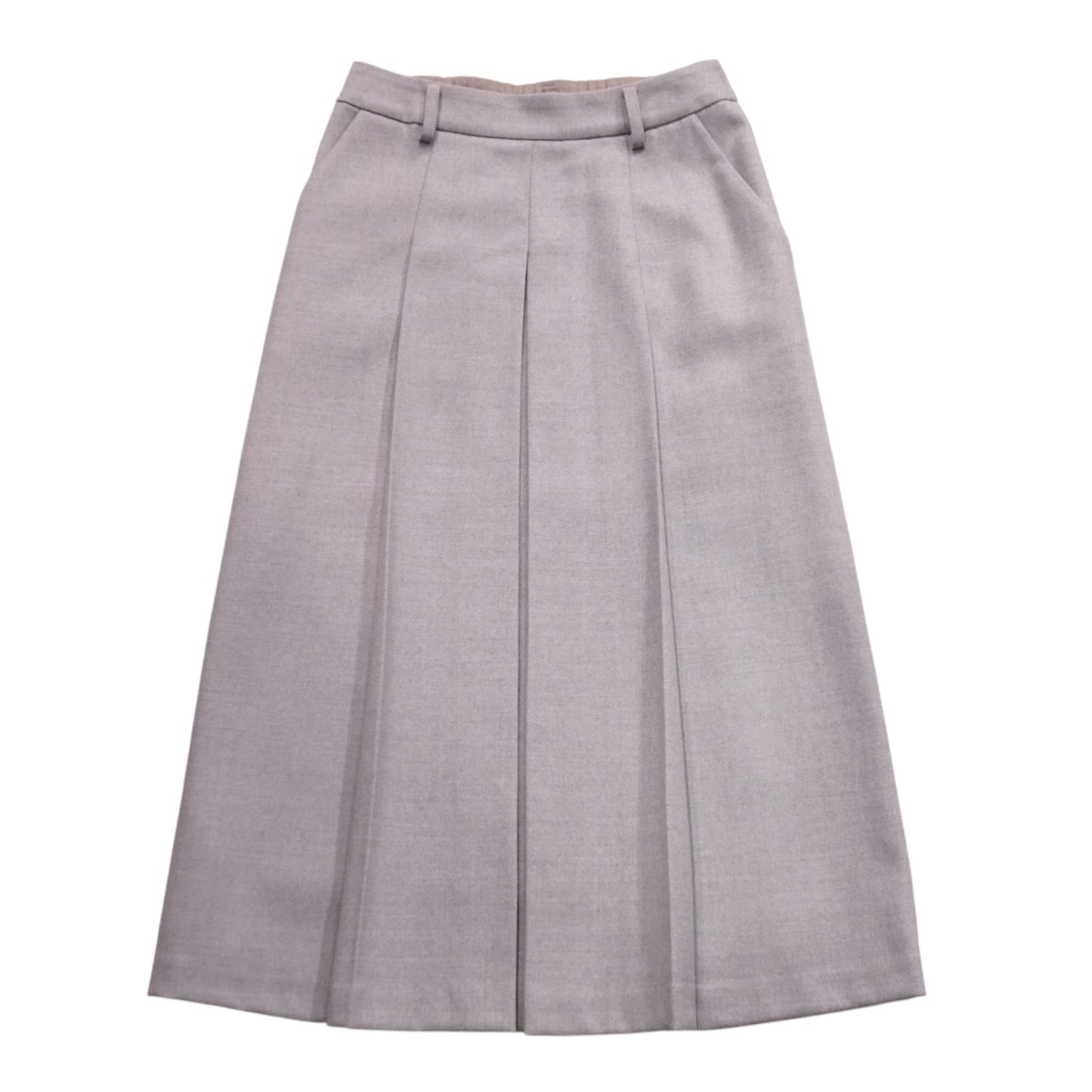 The Forever Pleats: Domestic Wool Cupra Skirt