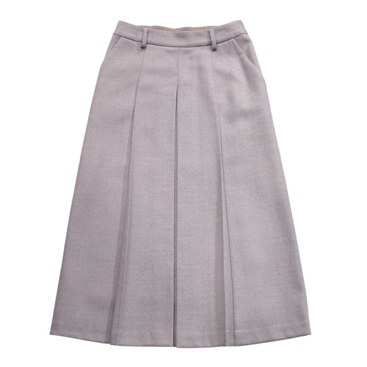 The Forever Pleats: Domestic Wool Cupra Skirt