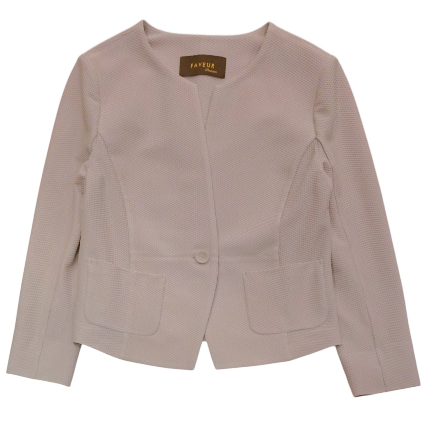 ARCHITECTURAL EASE: MESH STRETCH CREWNECK JACKET