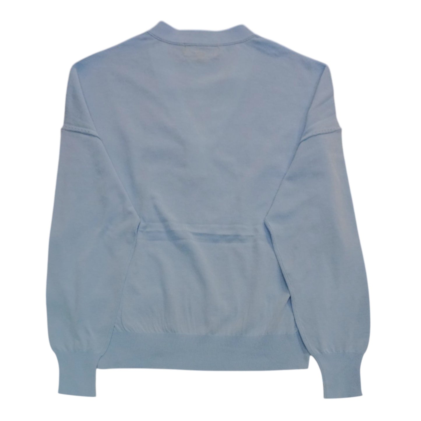 THE PRISTINE WEAVE: ITALIAN COTTON V-NECK SWEATER