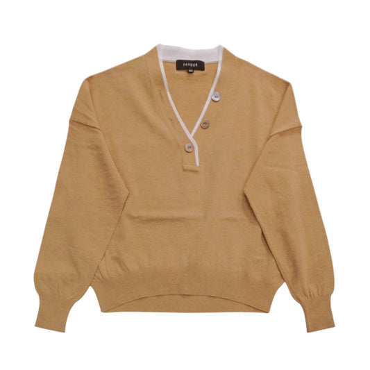 THE PRISTINE WEAVE: ITALIAN COTTON V-NECK SWEATER