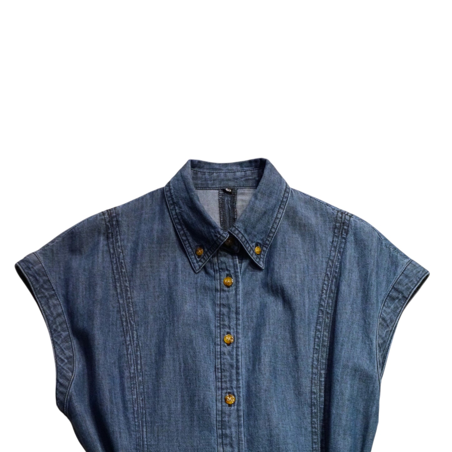 TIMELESS INDIGO: PREMIUM DENIM SHIRT DRESS