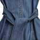 TIMELESS INDIGO: PREMIUM DENIM SHIRT DRESS