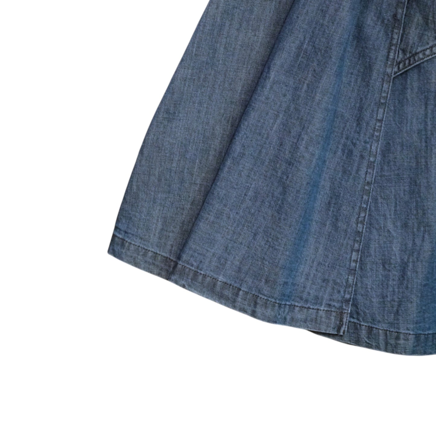 TIMELESS INDIGO: PREMIUM DENIM SHIRT DRESS
