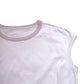 Bicolor Rib Cap Sleeve Tee