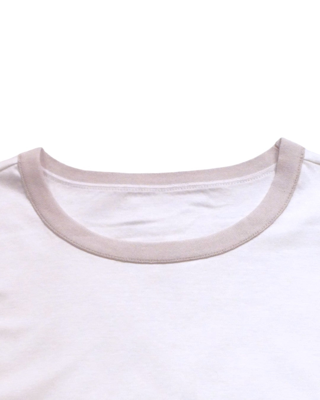 Bicolor Rib Cap Sleeve Tee