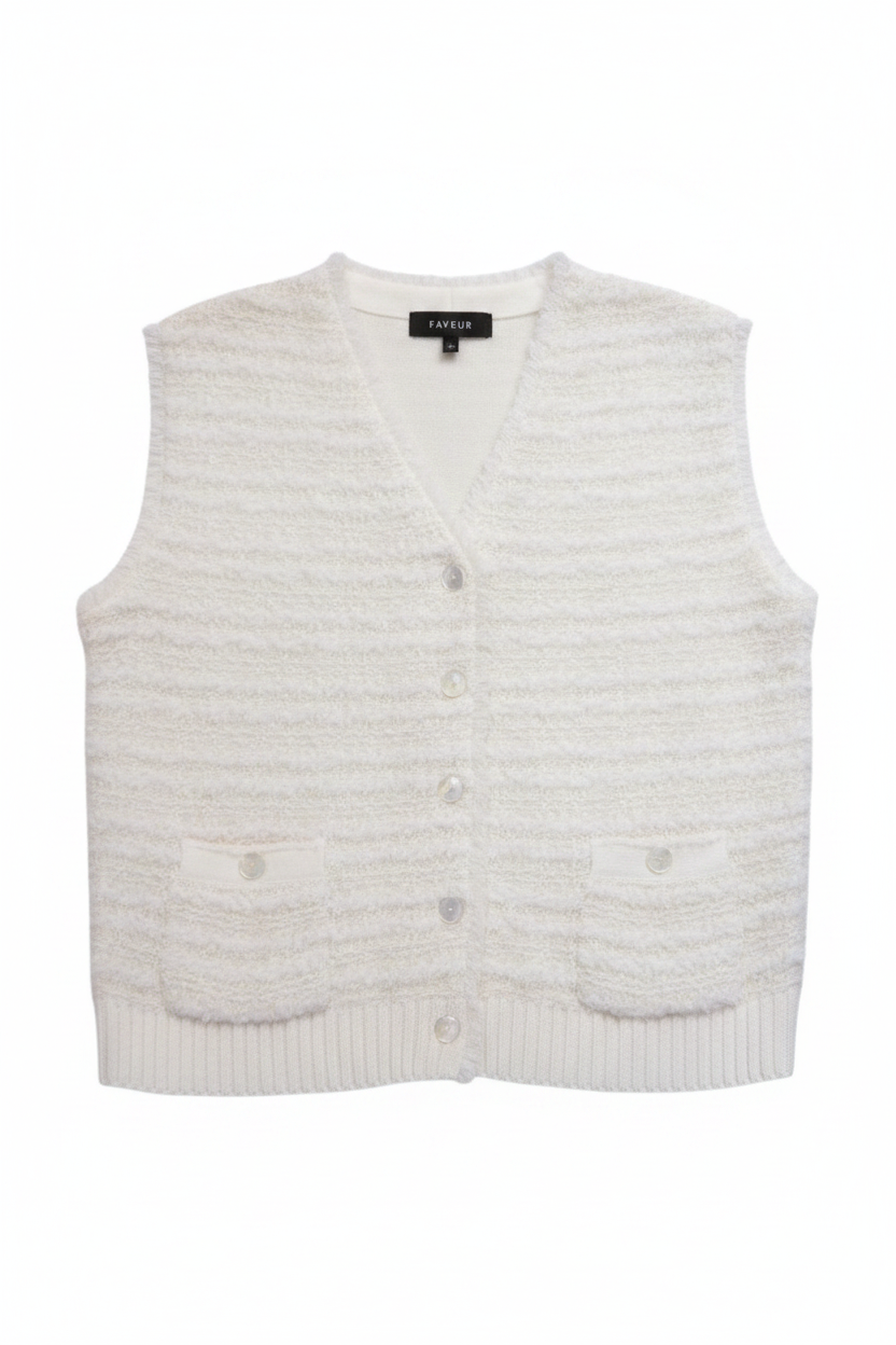 ETHEREAL TEXTURE: THE WASHI-TWEED VEST