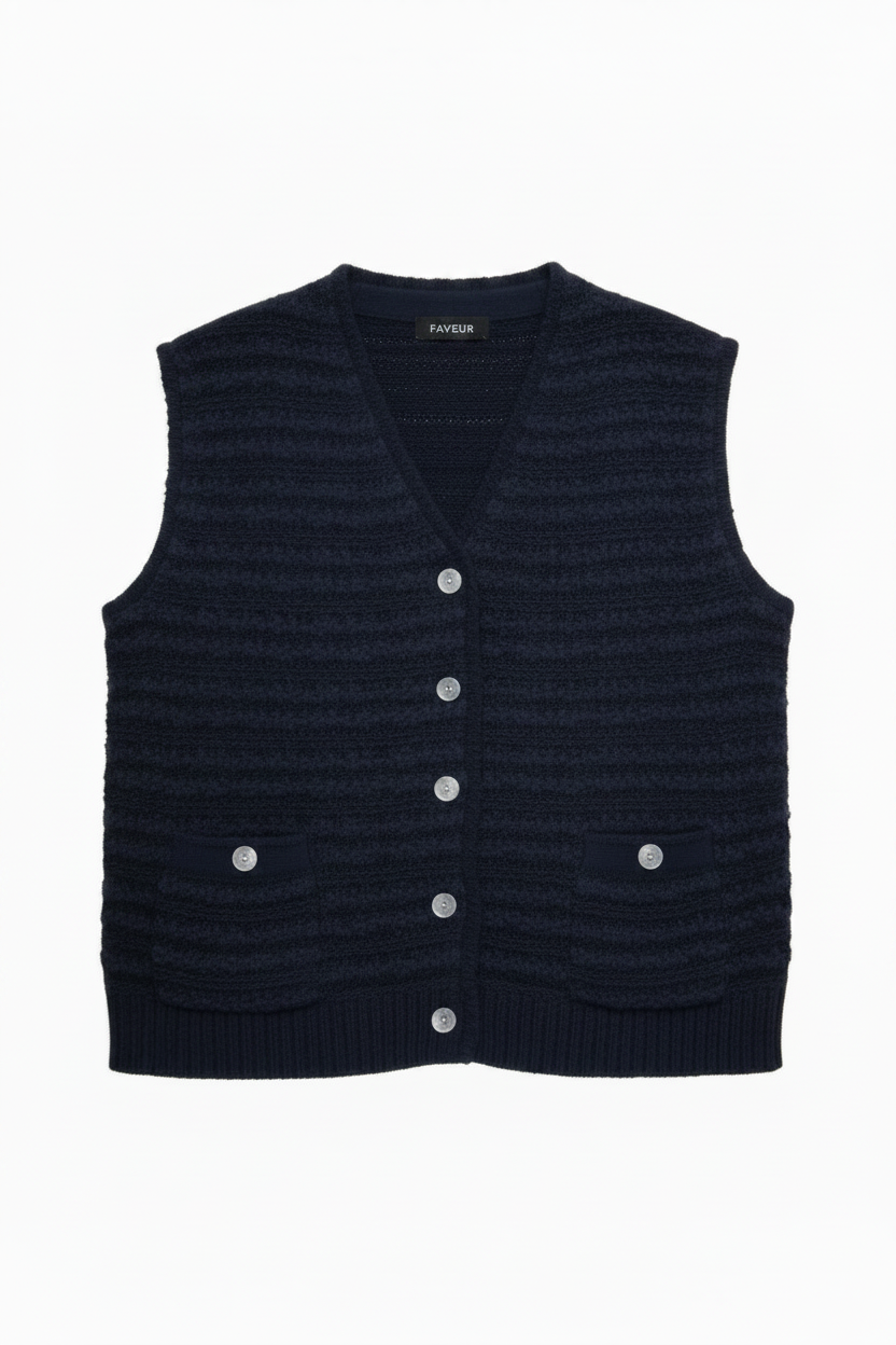 ETHEREAL TEXTURE: THE WASHI-TWEED VEST