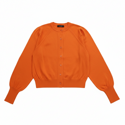 THE SCULPTED BREEZE: EMILCOTONI COTTON CARDIGAN