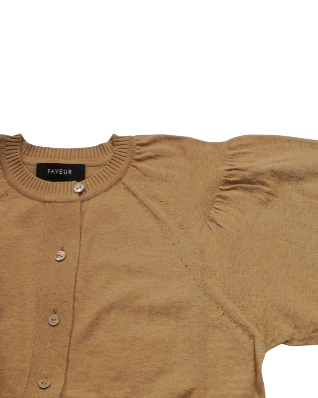 THE SCULPTED BREEZE: EMILCOTONI COTTON CARDIGAN