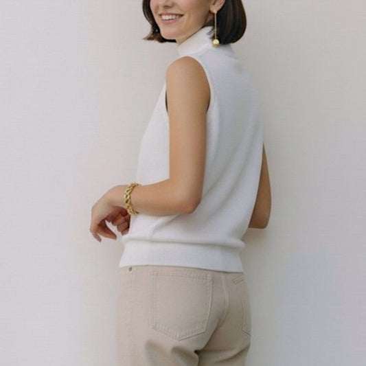 THE SUPREME TOUCH: ITALIAN COTTON TURTLE-VEST