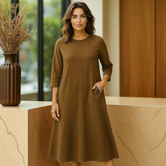 FAVEUR: Earthy Whisper Maxi Dress