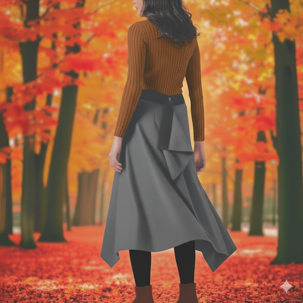 The Elegant Ruffle Skirt