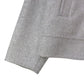 The Silver Radiance: 3-Way Cashmere Wool Biker Masterpiece