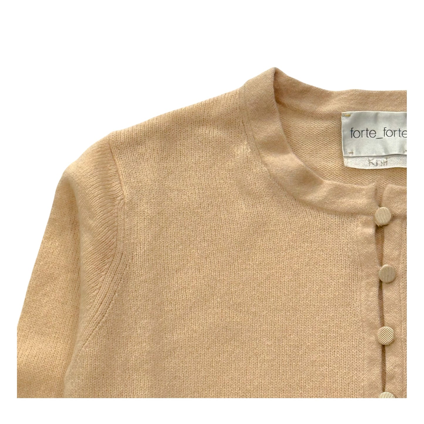 The Pastel Harmony: Compact Wool Cardigan