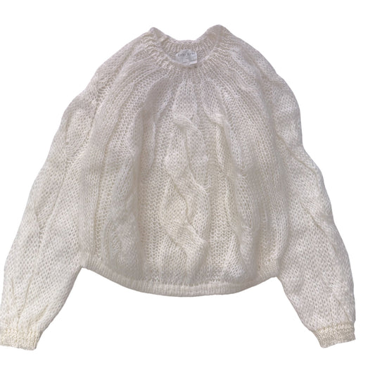 The Ethereal Cable: Sheer Wool Pullover