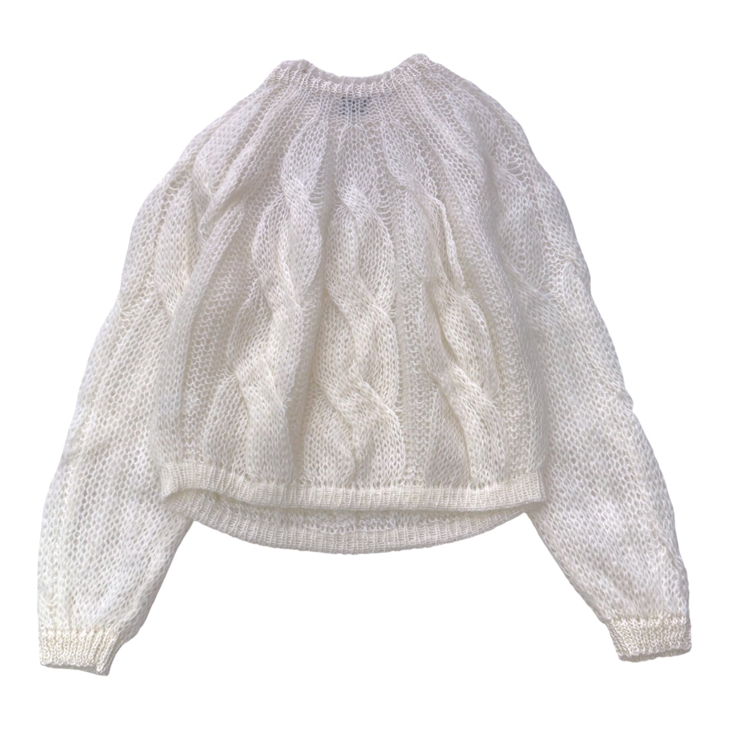 The Ethereal Cable: Sheer Wool Pullover