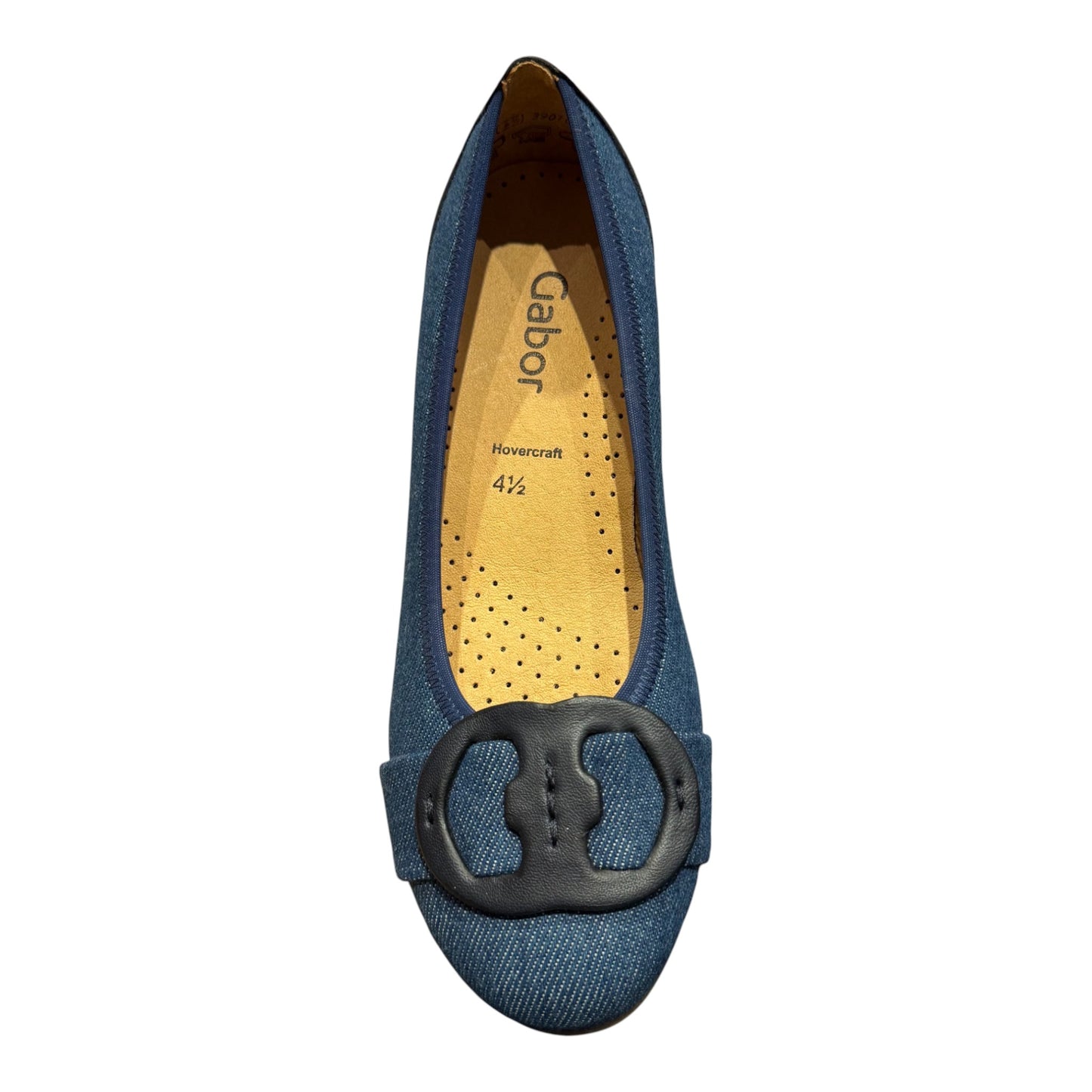 Casual Sophistication: Leather & Denim Mix Flats