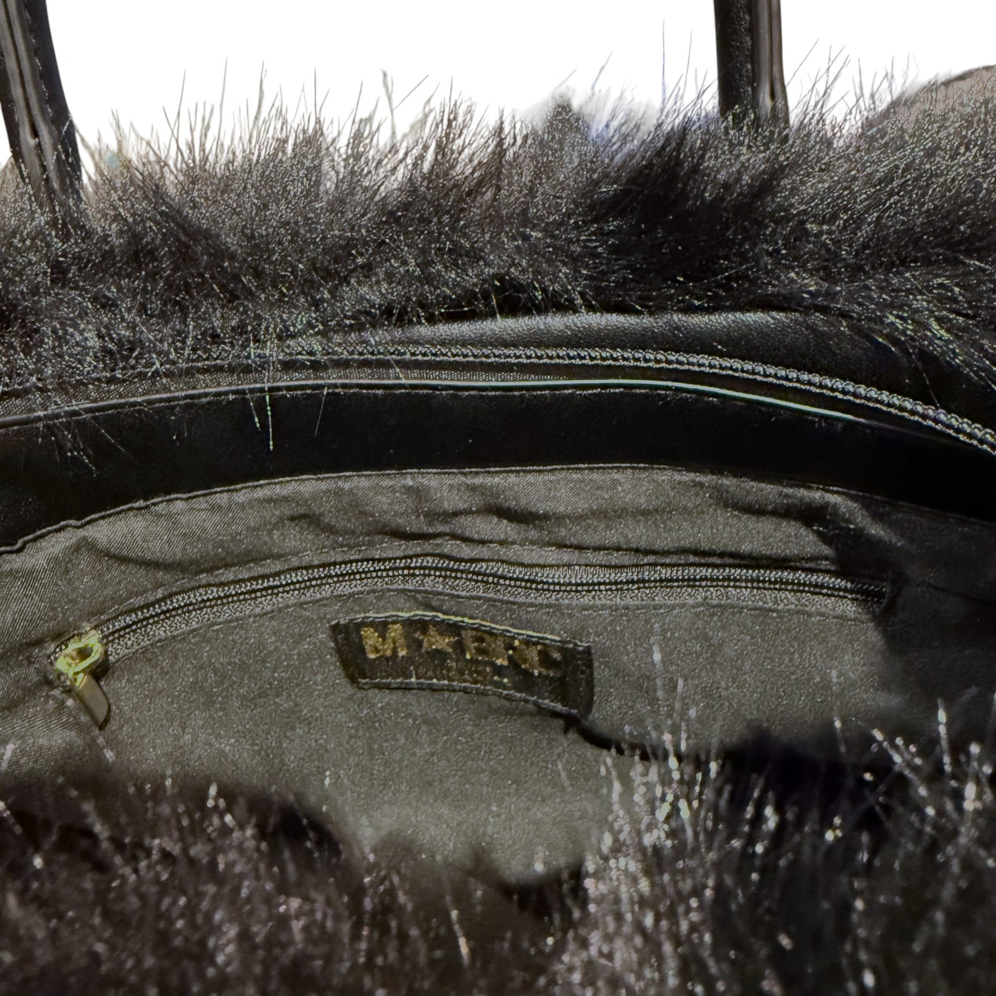 Soft Whisper, Italian Soul: The Dual-Strap Eco-Fur Handbag