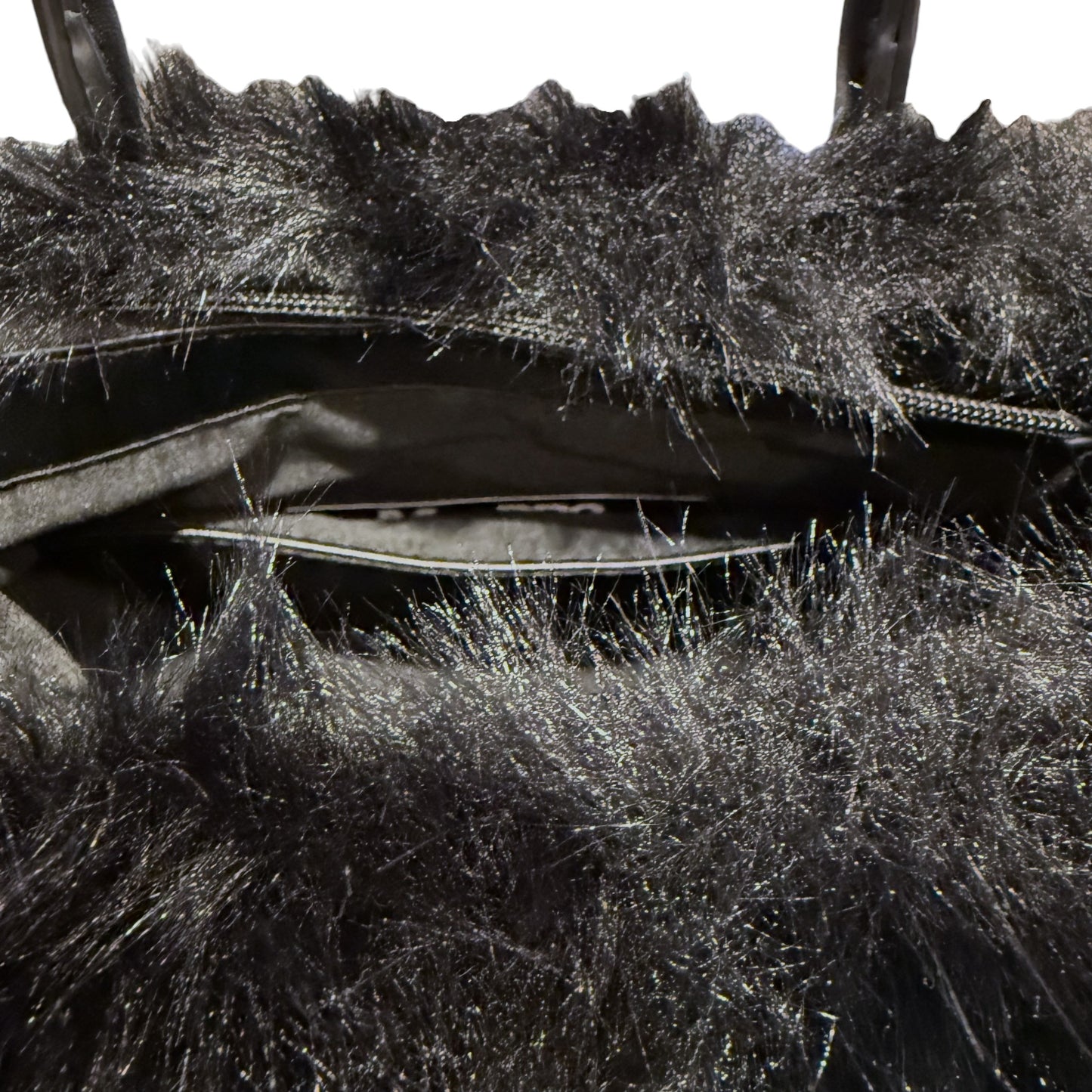 Soft Whisper, Italian Soul: The Dual-Strap Eco-Fur Handbag