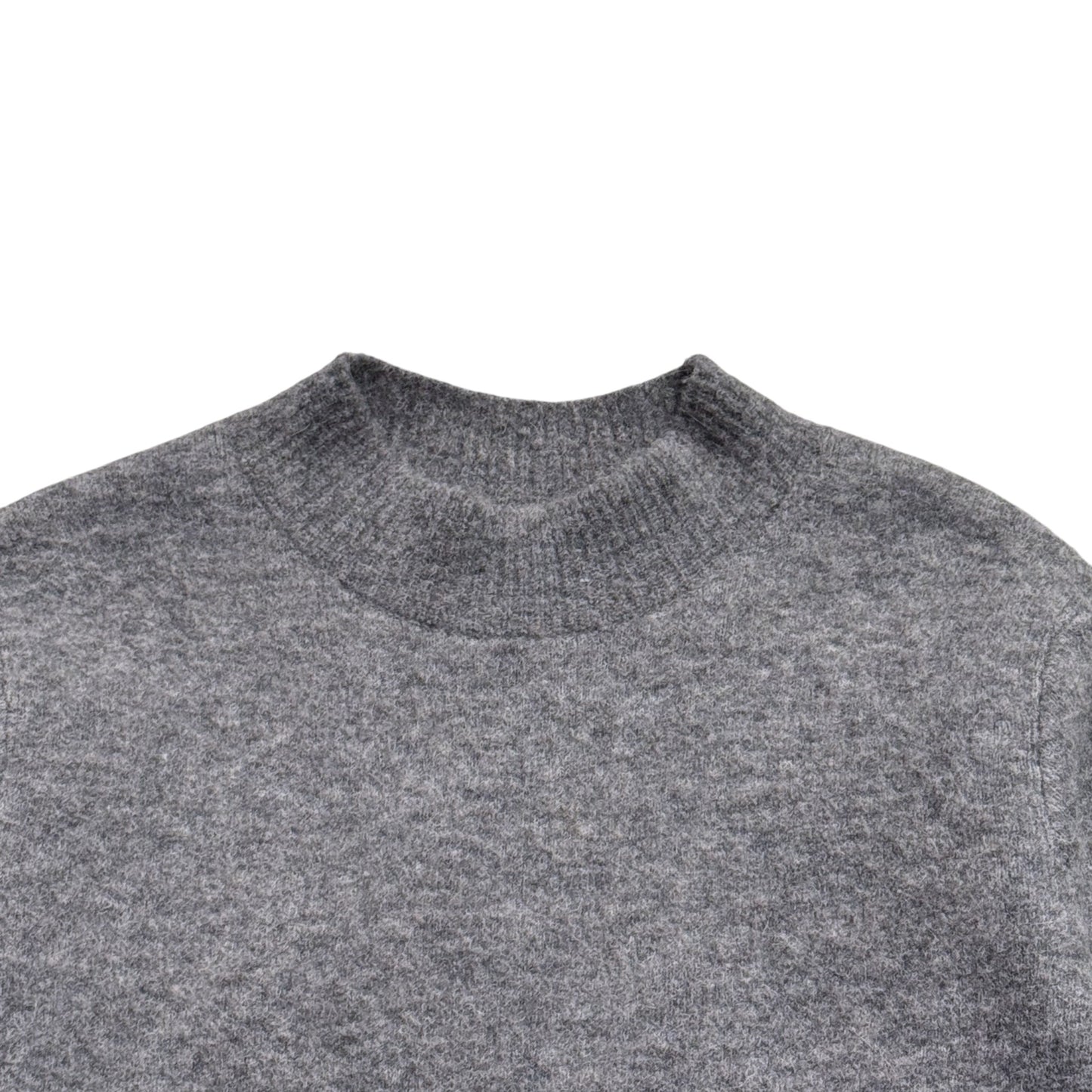 The Architectural Double-Knit: Sculpted Warmth Crewneck