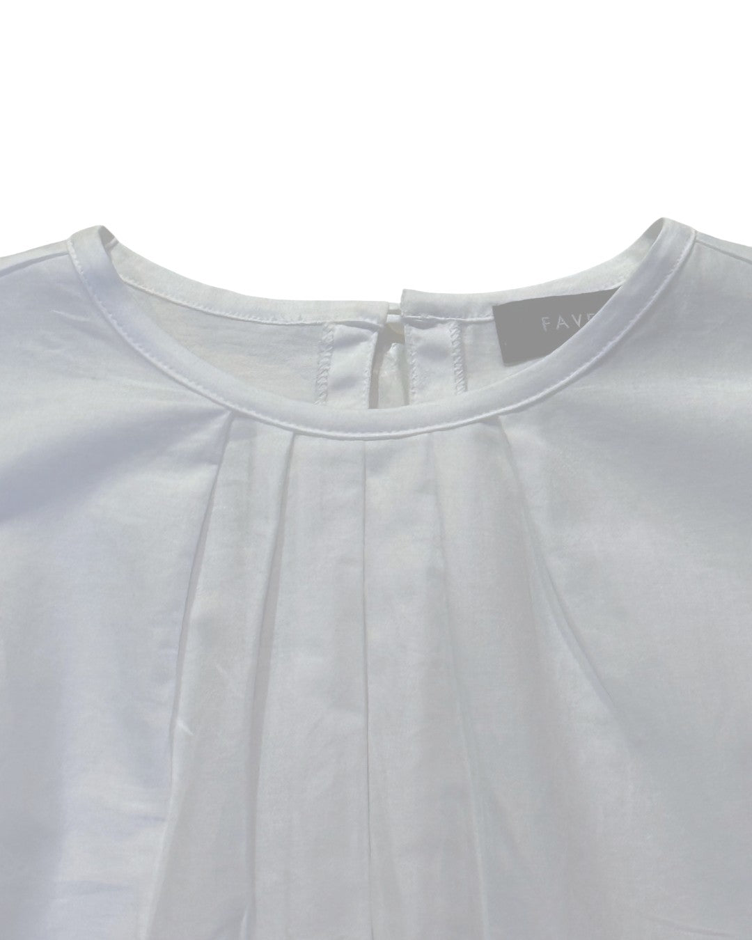 FAVEUR カットワークレース白ブラウス 日本製 Aライン | Boutique