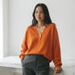 THE PRISTINE WEAVE: ITALIAN COTTON V-NECK SWEATER
