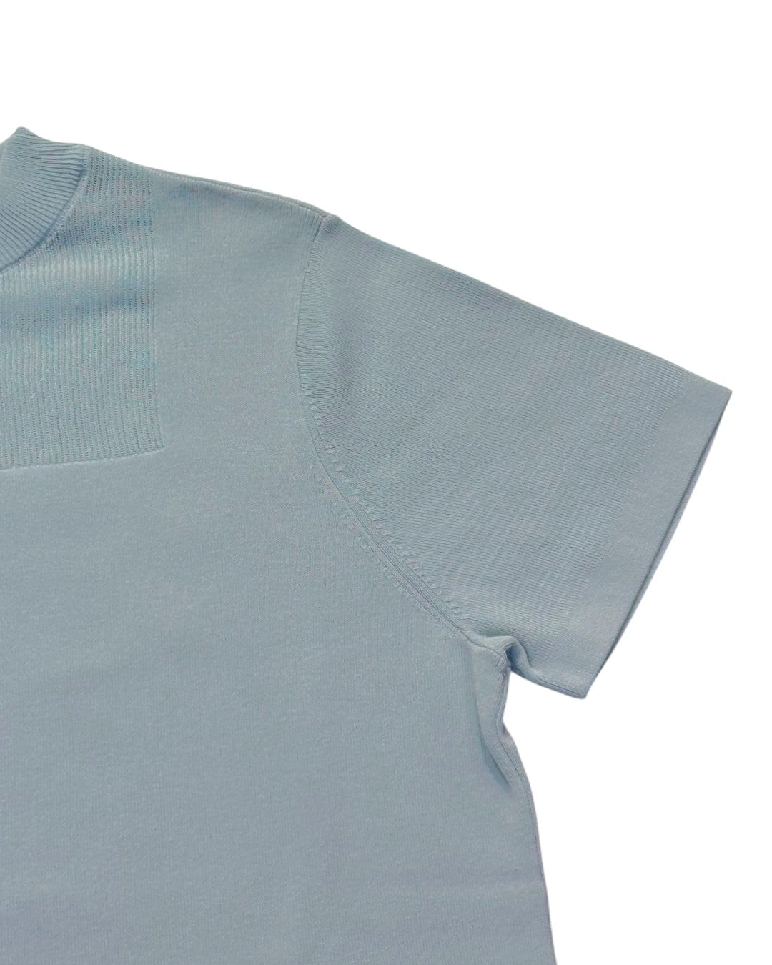 LUMINOUS BREEZE: SHEER-DETAIL COTTON KNIT
