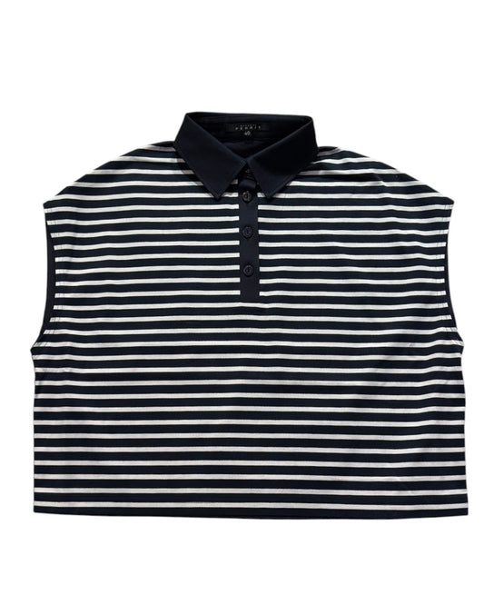 ARCHITECTURAL STRIPES & BACK SILHOUETTE: THE MODERN POLO