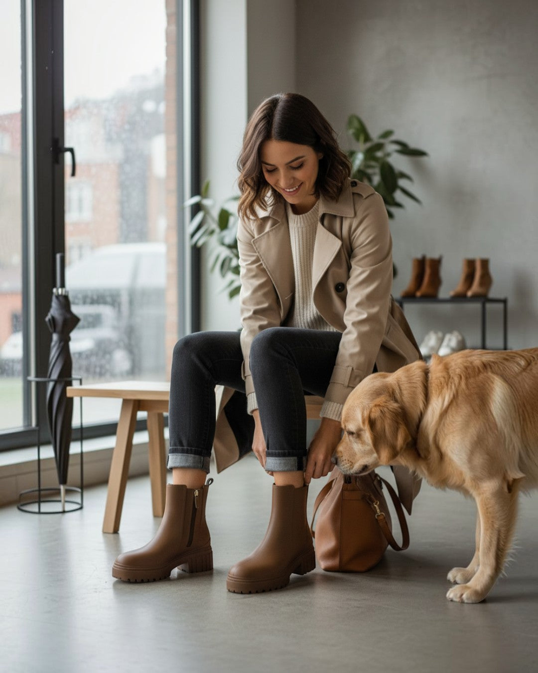 STEP INTO THE RAIN WITH CHIC CONFIDENCE