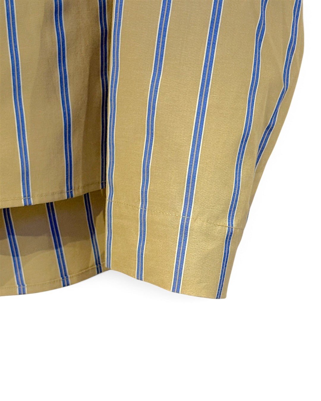 CLEAN CLERIK & EMBROIDERED BACK STORY: STRIPE CLERIK SHIRT