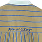 CLEAN CLERIK & EMBROIDERED BACK STORY: STRIPE CLERIK SHIRT
