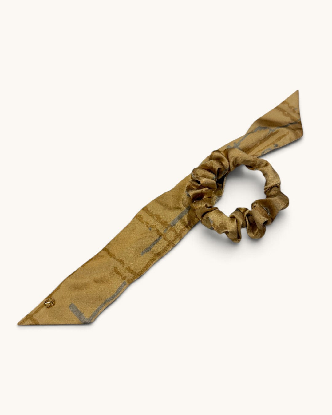GOLDEN RAYS UPON YOUR HAIR: JAPANESE SILK CHOU CHOU WITH DETACHABLE RIBBON