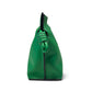 SILKEN TOUCH & TIMELESS KNOT: NAPPA LEATHER DRAWSTRING CLUTCH BAG