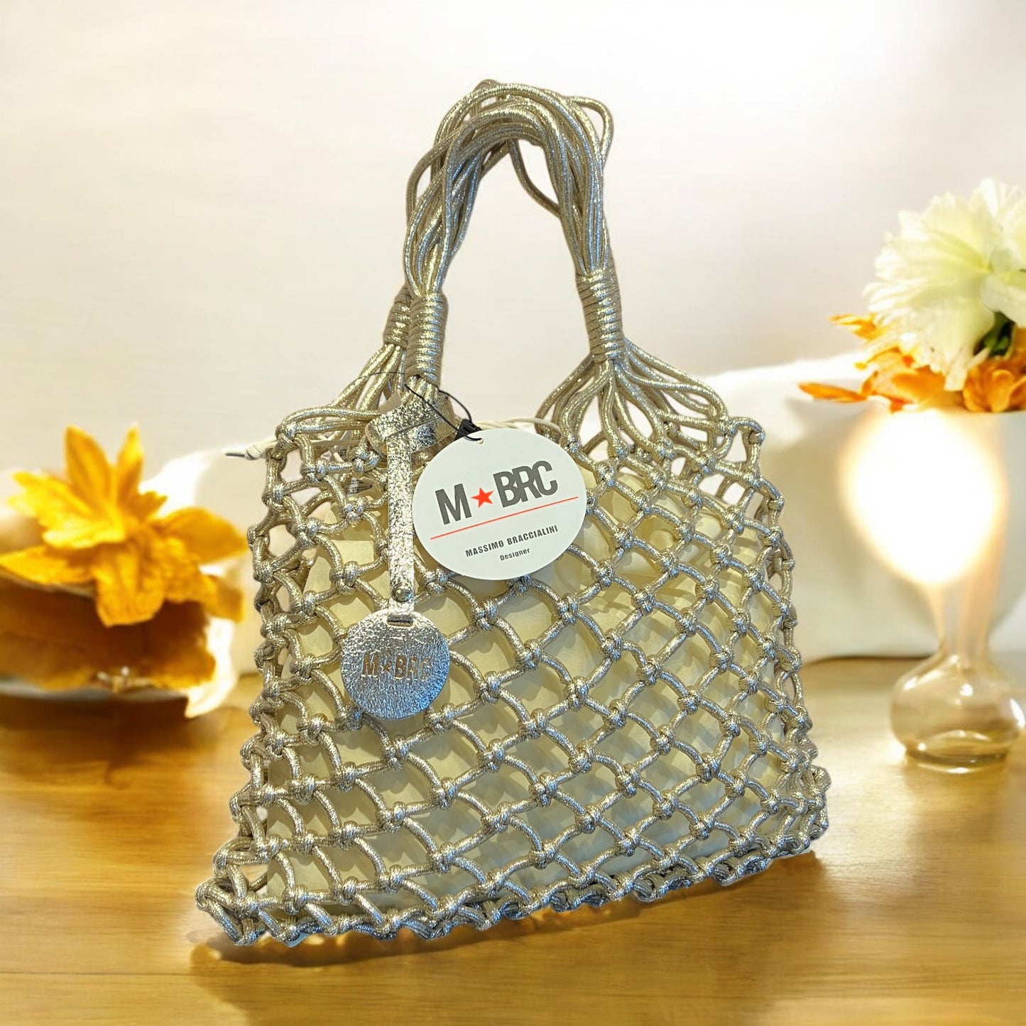 Openwork Handbag